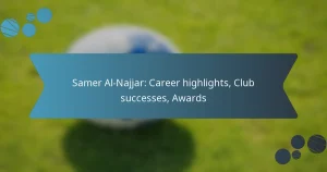 Samer Al-Najjar: Career highlights, Club successes, Awards
